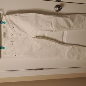 Size 6 white lucky skinny jeans